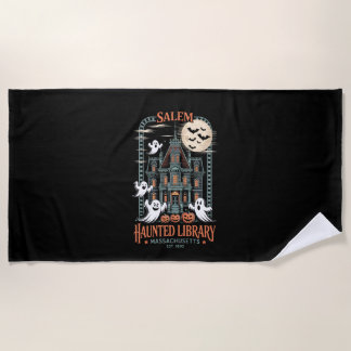 Toalla De Playa Bookworm Halloween Shirt Haunted Library