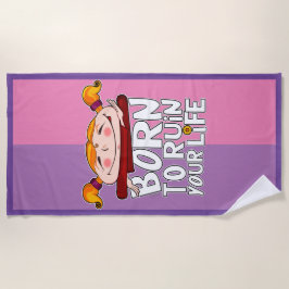 Toalla De Playa Born to ruin your life