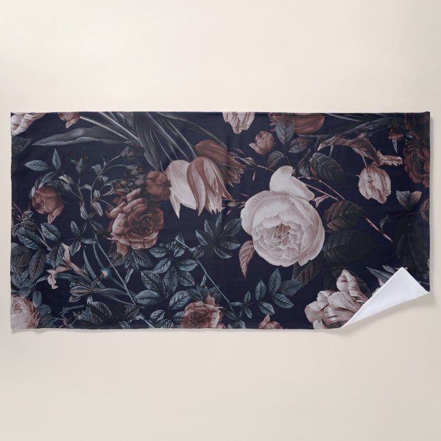 TOALLA DE PLAYA BOSQUE NOCTURNO XXI (Anverso)