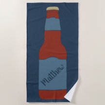 Botella de cerveza gráfica personalizada