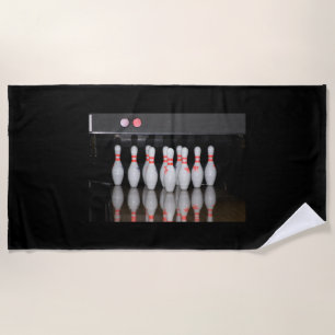 Toalla De Playa Bowling Pin