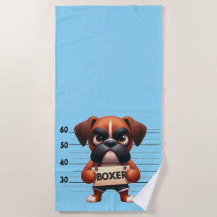 Toalla De Playa Boxer Travieso