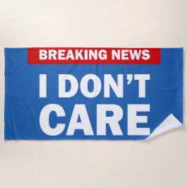 Toalla De Playa Breaking News