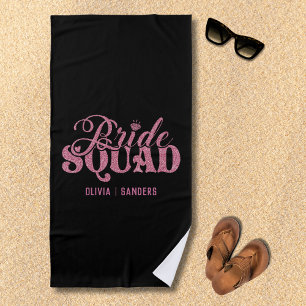 Toalla De Playa Bride Squad - Girls Weekend Party