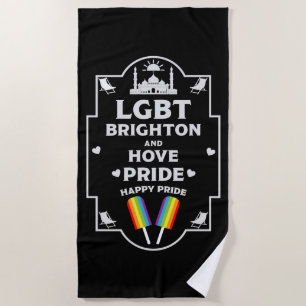 Toalla De Playa Brighton y Hove orgullo