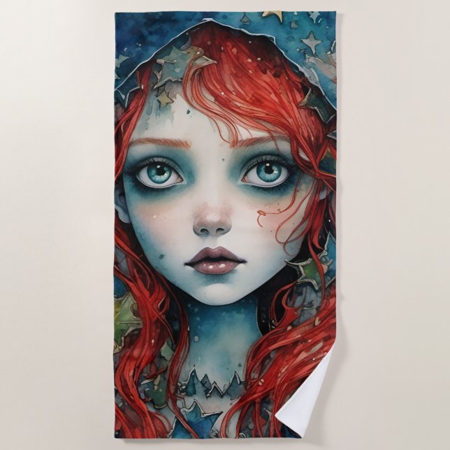 Toalla De Playa Brigid de la diosa (Anverso)