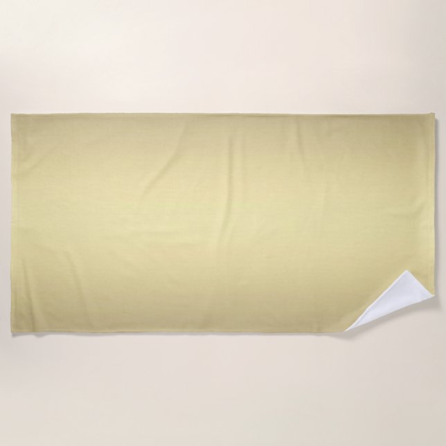 Toalla De Playa Brillo dorado (Anverso)