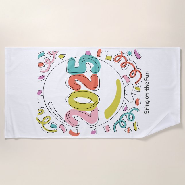 Toalla De Playa Bring On the Fun 2025 (Anverso)