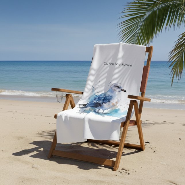Toalla De Playa Brisa oceánica: Gaviota acuática (Subido por el creador)