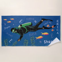 Buceador SCUBA personalizado