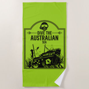 Toalla De Playa Buceo en barco en Australia