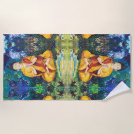 Toalla De Playa Buda en el jardín Maureen Girard