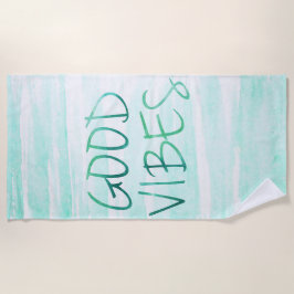 Toalla De Playa Buenas vibraciones
