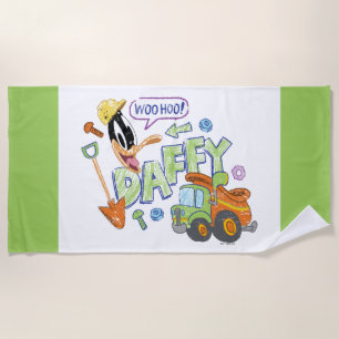 Toalla De Playa BUGS BUNNY BUILDERS™ DAFFY DUCK™ Sketch Art