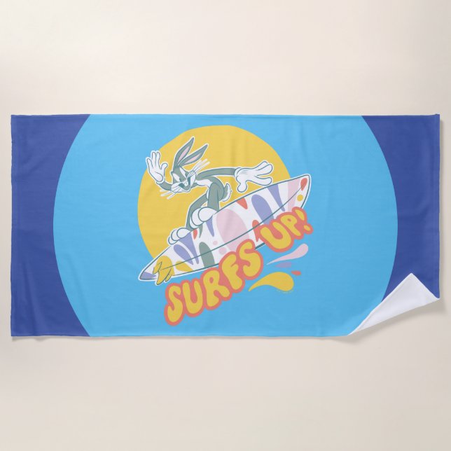 Toalla De Playa BUGS BUNNY™ - ¡Surfs Up! (Anverso)