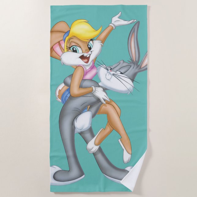 Toalla De Playa BUGS BUNNY™ y Lola Bunny (Anverso)