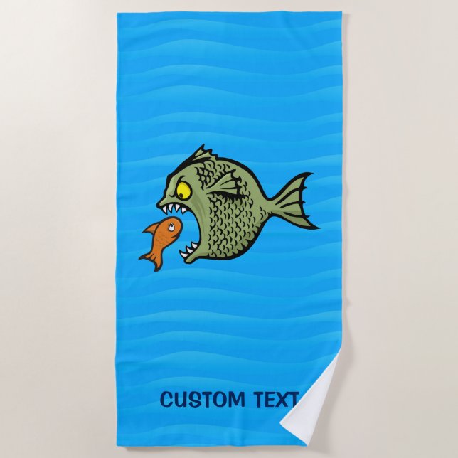 Toalla De Playa Bully Fish (Anverso)