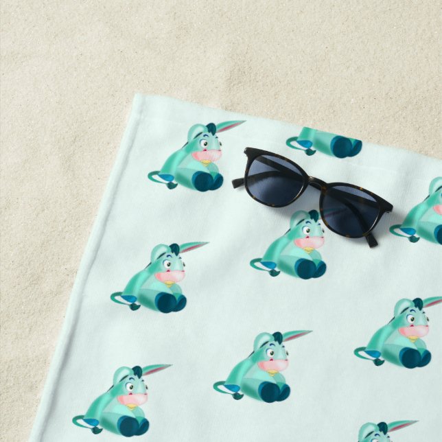 Toalla De Playa Burro de bebé (In situ)