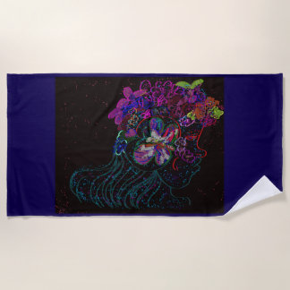 Toalla De Playa Butterfly Princess Beach Towel