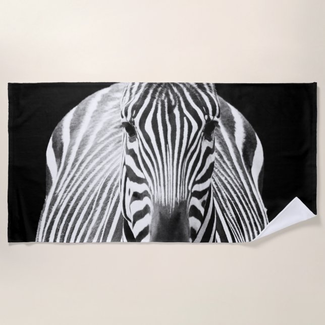Toalla De Playa BW Zebra (Anverso)