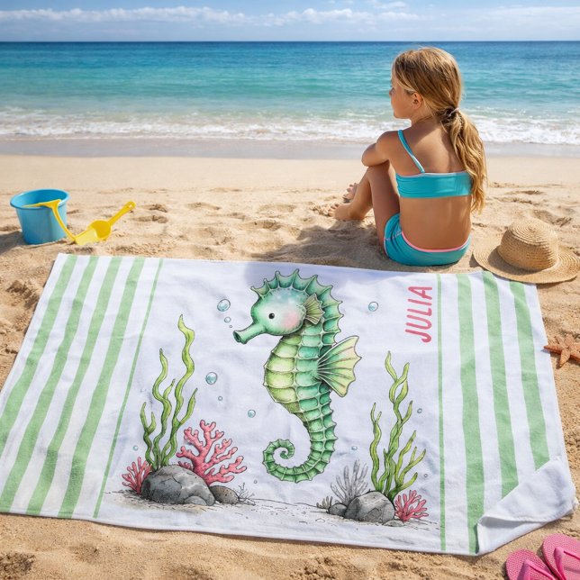 Toalla De Playa Caballito de mar en el Jardín de las Mareas (Subido por el creador)