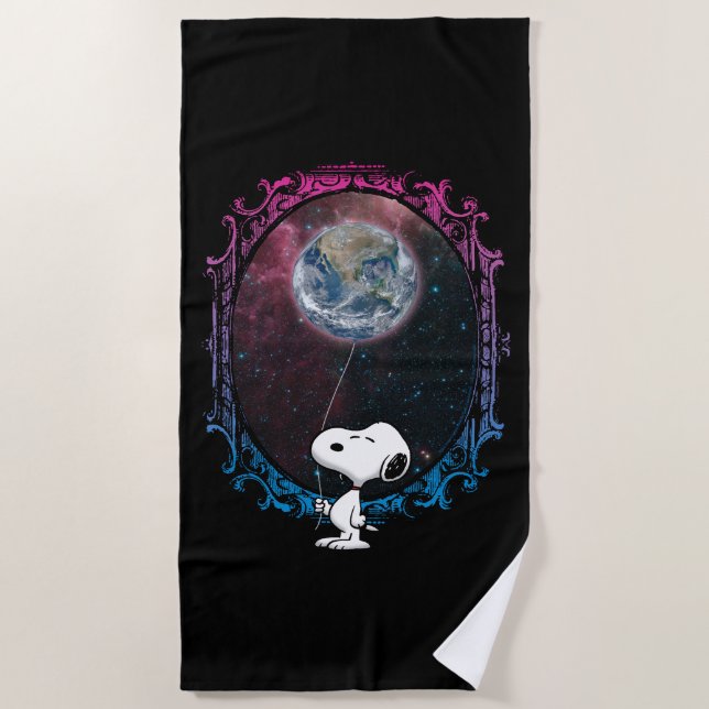 Toalla De Playa Cacahuetes | Globo Snoopy Spout (Anverso)
