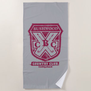 Toalla De Playa Caddyshack   Escudo del club de campo Bushwood