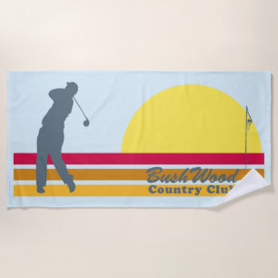 Toalla De Playa Caddyshack   Sunrise del Club Campestre Bushwood