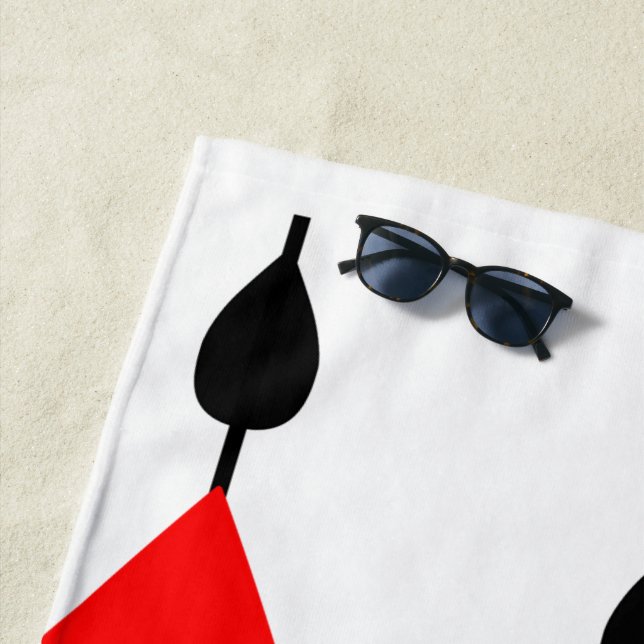 Toalla De Playa Cadenas de lluvia (In situ)