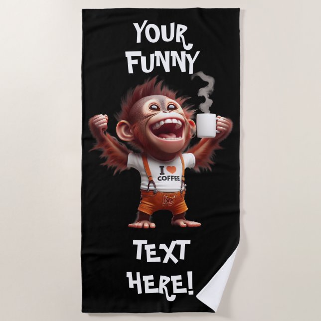 Toalla De Playa Café de H H (Anverso)