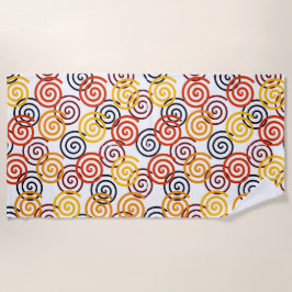 Toalla De Playa Caída de Swirls