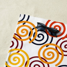 Toalla De Playa Caída de Swirls