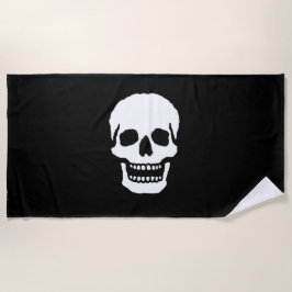 Toalla De Playa Calavera riendo aterradora