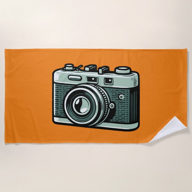 Toalla De Playa Cámara (Anverso)