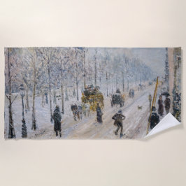 Toalla De Playa Camille Pissarro - Boulevares exteriores, efecto n