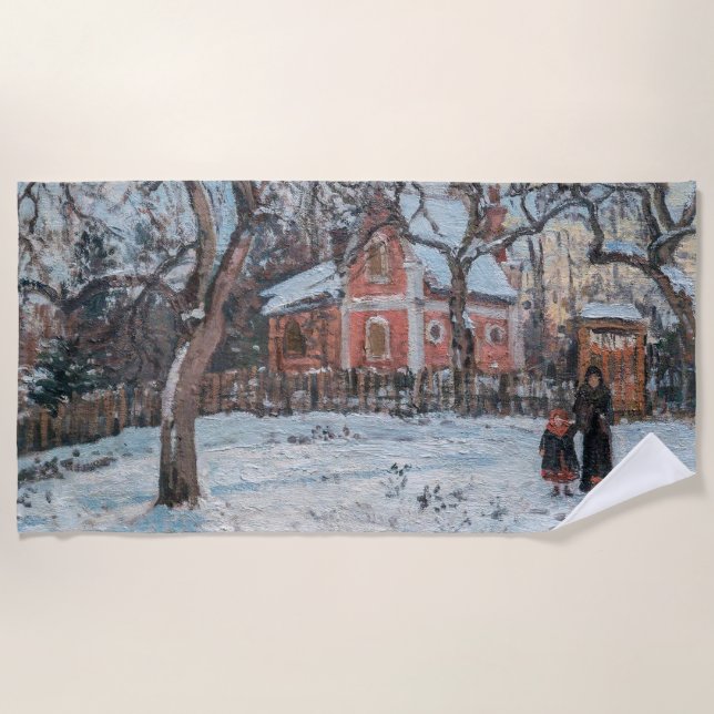 Toalla De Playa Camille Pissarro - Chataigniers a Louvecienne (Anverso)