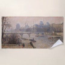 Camille Pissarro - El Sena y el Louvre