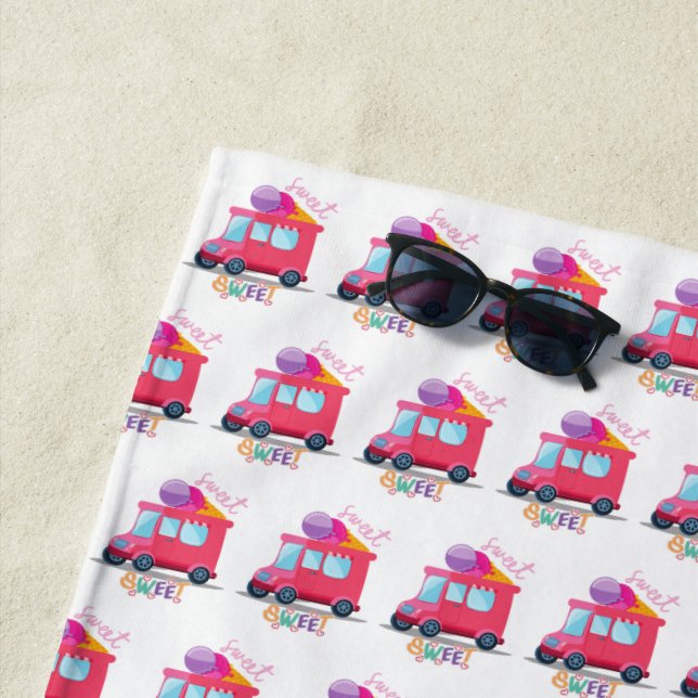 Toalla De Playa camión de helados (In situ)