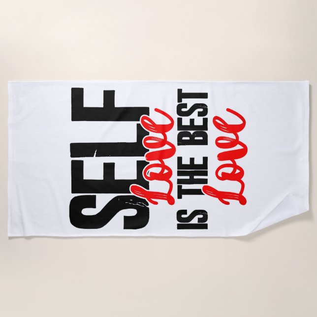 Toalla De Playa Camisas para el empoderamiento de la mujer - El am (Anverso)