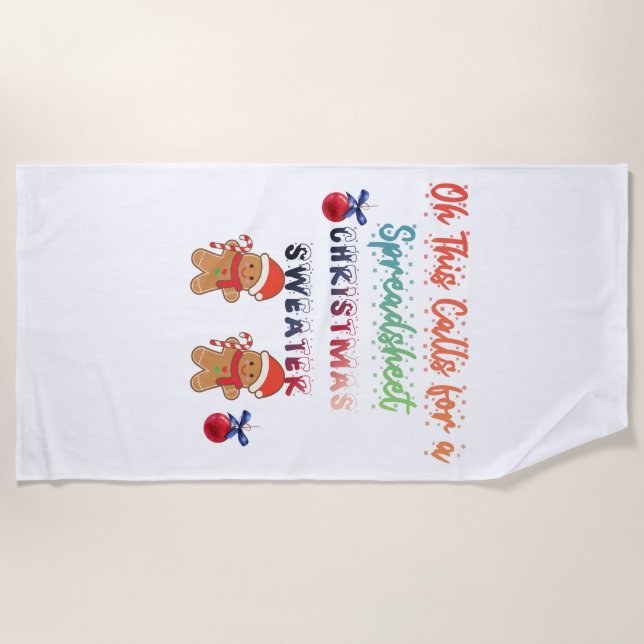 Toalla De Playa Camiseta (Anverso)