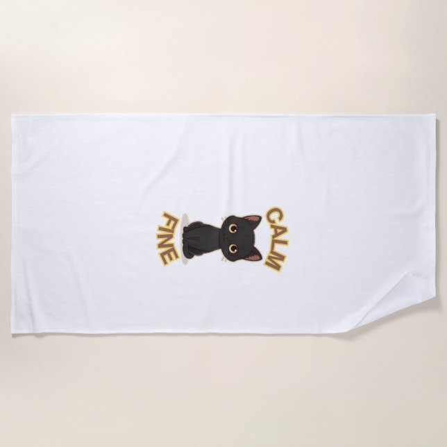 Toalla De Playa Camiseta (Anverso)