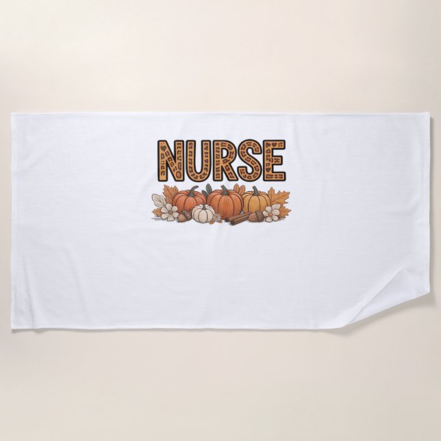 Toalla De Playa Camiseta clásica NURSE (Anverso)
