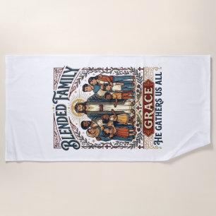 Toalla De Playa Camiseta Cristiana de Familia Mixta de Jesús