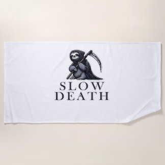 Toalla De Playa Camiseta esencial de muerte lenta