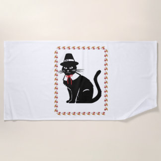Toalla De Playa Camiseta sobredimensionada para peregrino Cat