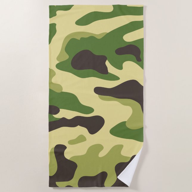 Toalla De Playa Camouflage (Anverso)