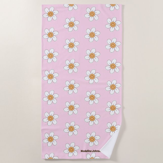 Toalla De Playa Campamento personalizado de autovía (Anverso)