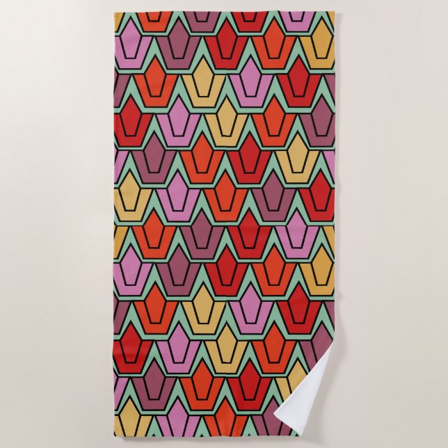 Toalla De Playa Campo Tulip mixto (Anverso)