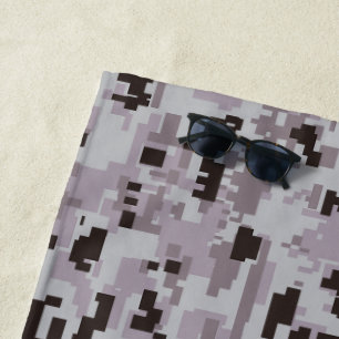 Toalla De Playa Camuflaje digital - Patrón de camuflaje LG negro-g