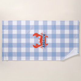 Toalla De Playa Cangrejo acuarela para niños